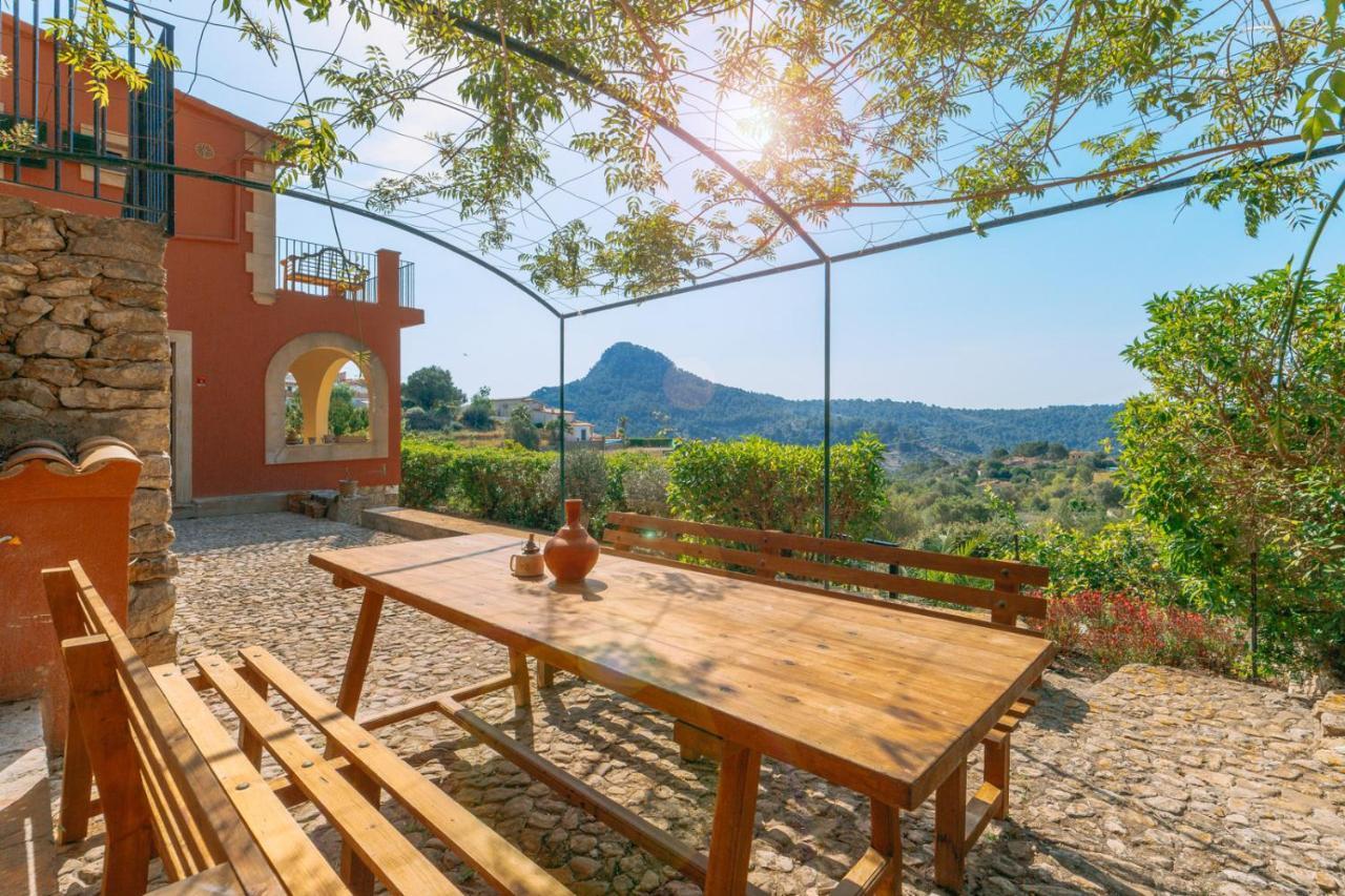 Wunderschoene Ruhige Finca Mit Pool In Galilea Galilea  Buitenkant foto
