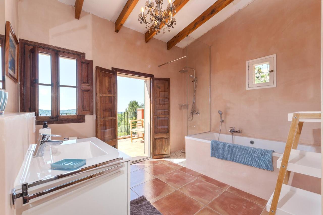 Wunderschoene Ruhige Finca Mit Pool In Galilea Galilea  Buitenkant foto